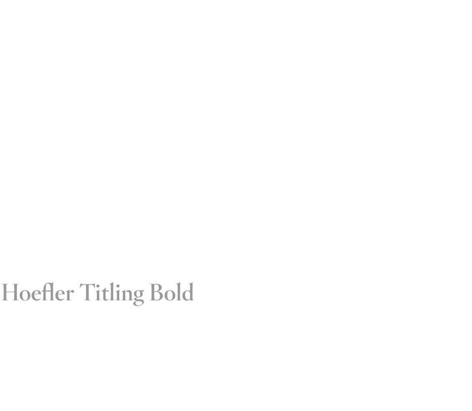 hoefler titling bold ee