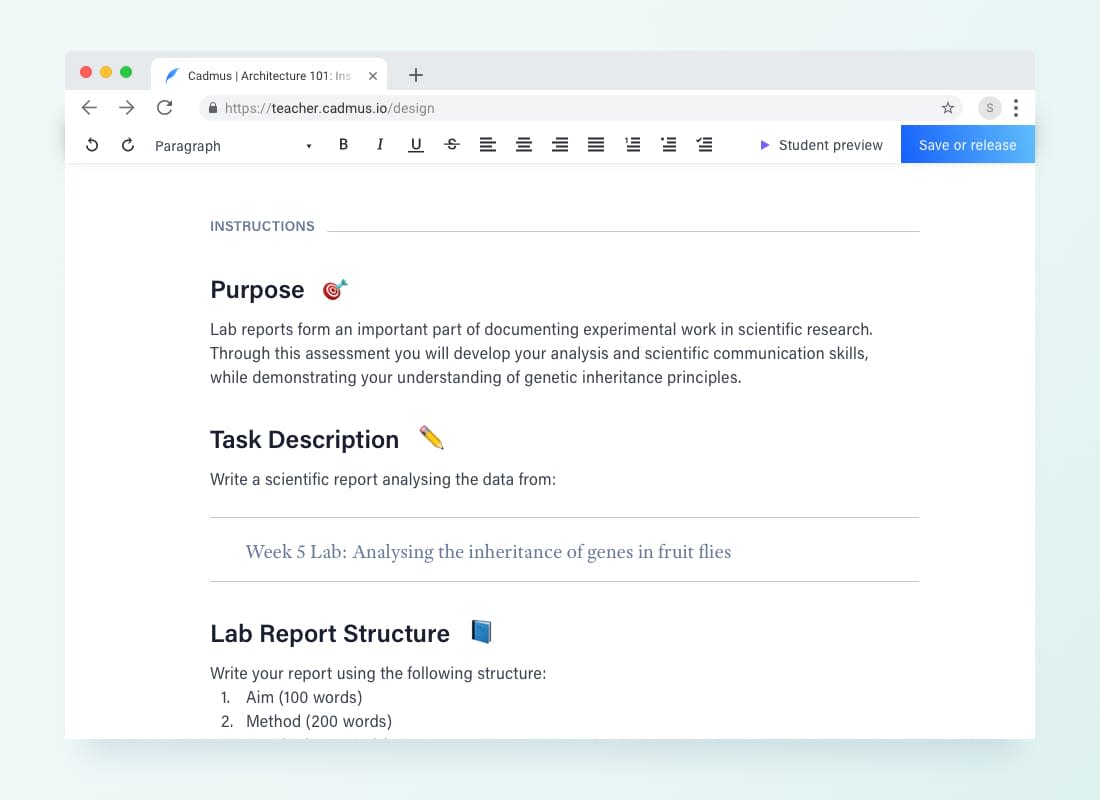 Lab Report Template