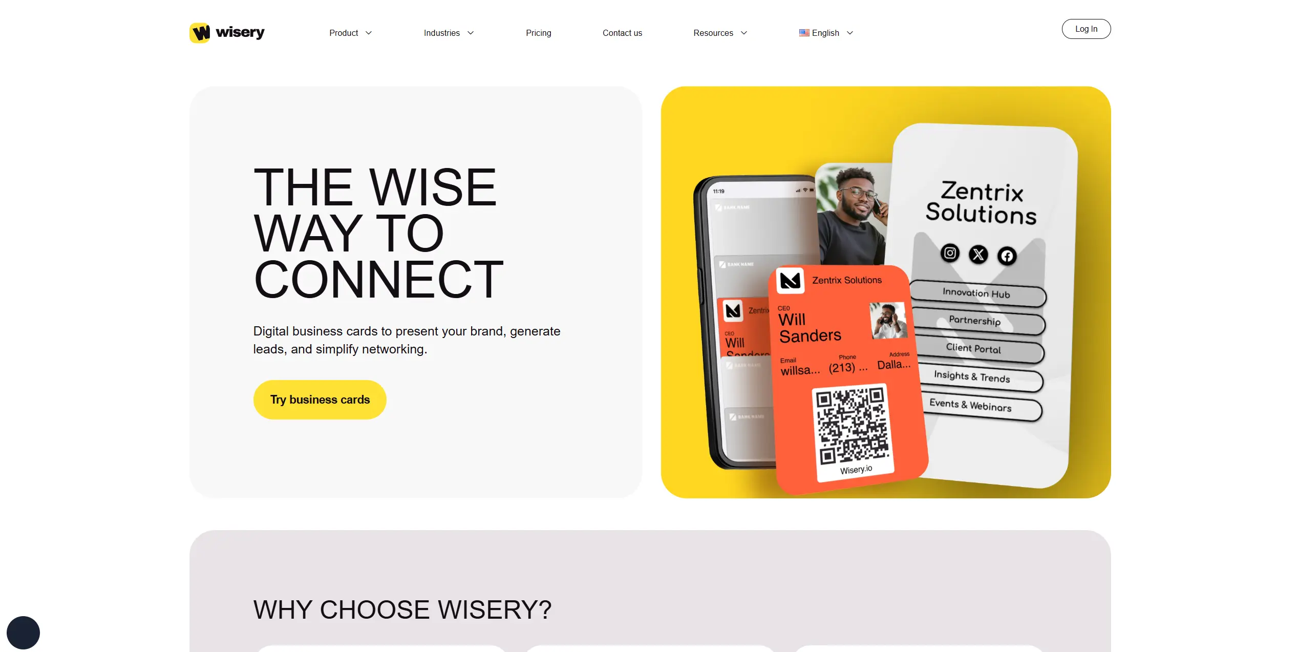 Best Digital Business Card for Realtors - Wisery