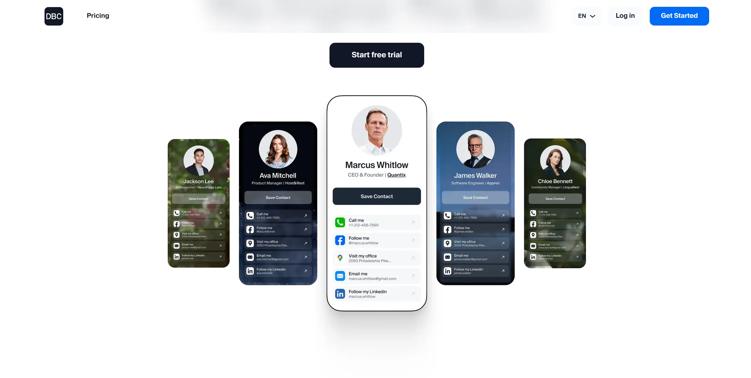 Best Digital Business Card for Realtors - DBC: Digital Business Card