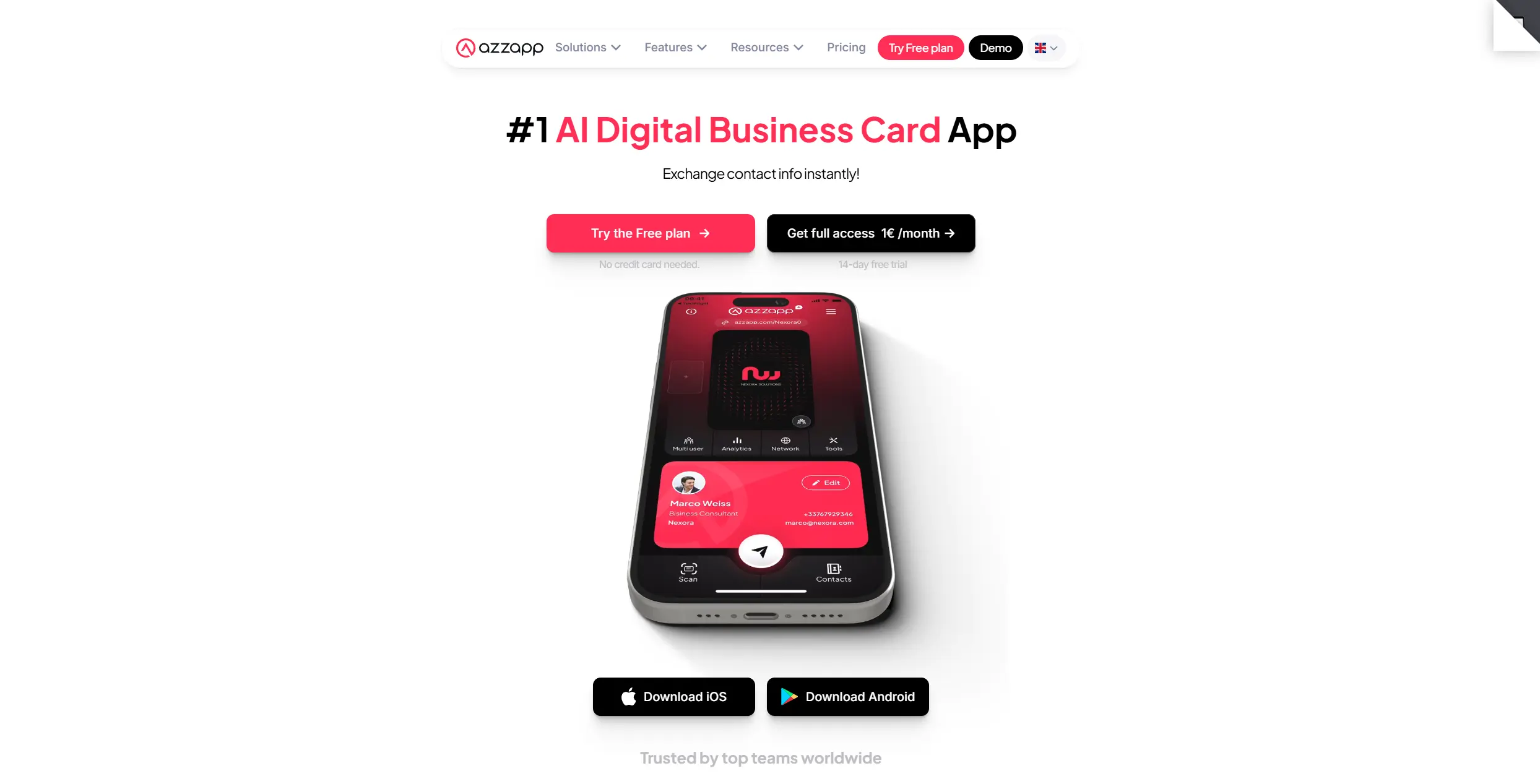 Best Digital Business Cards - Azzap