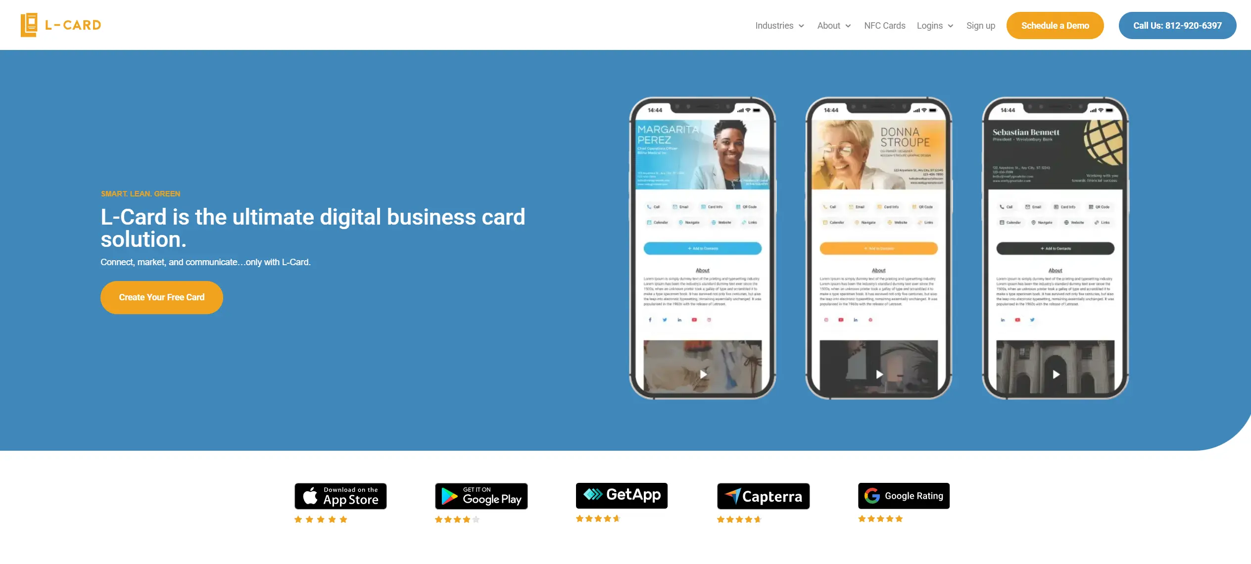 Best Digital Business Card for Realtors - L-Card Pro