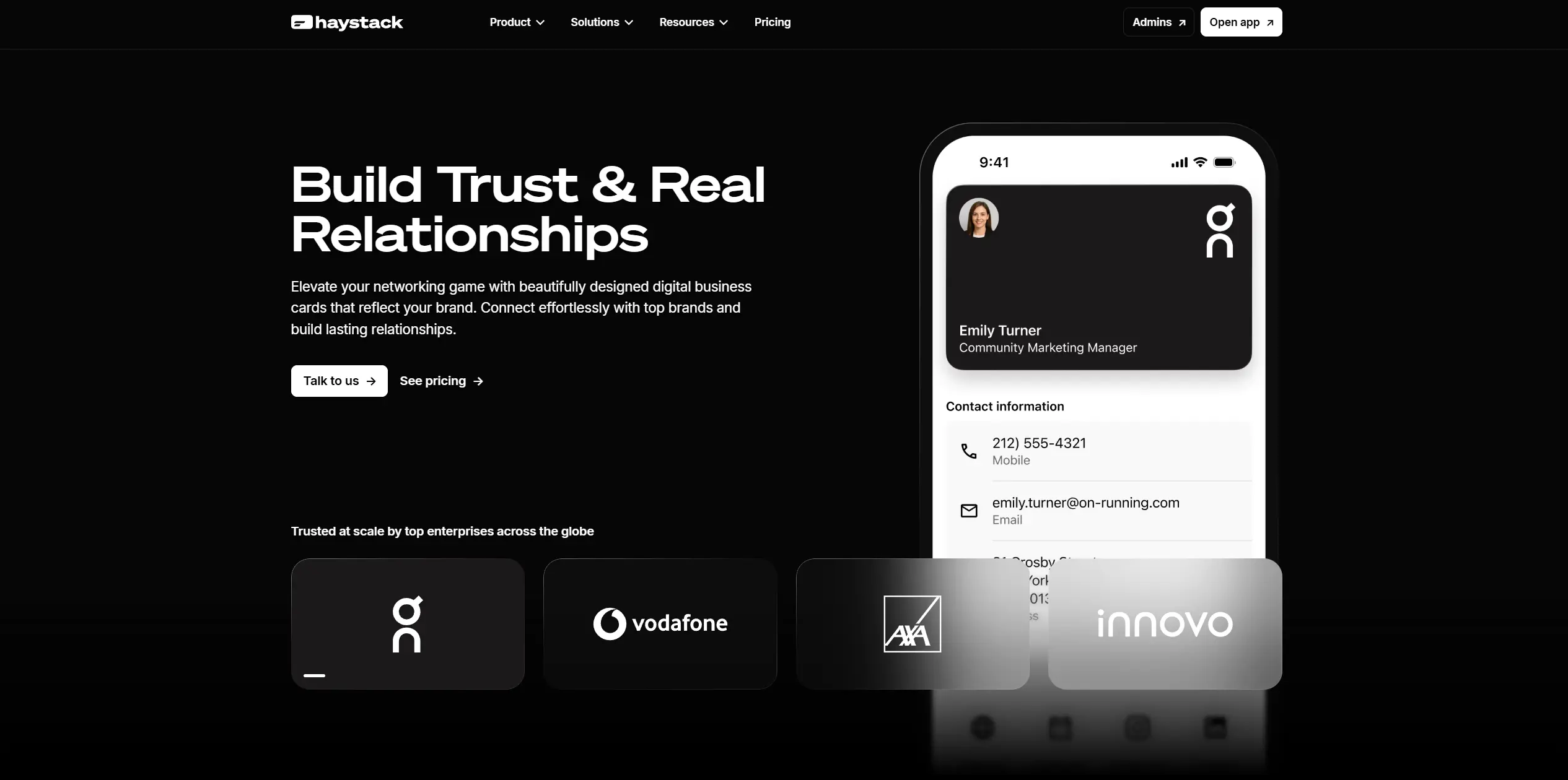Best Digital Business Card for Realtors - Haystack