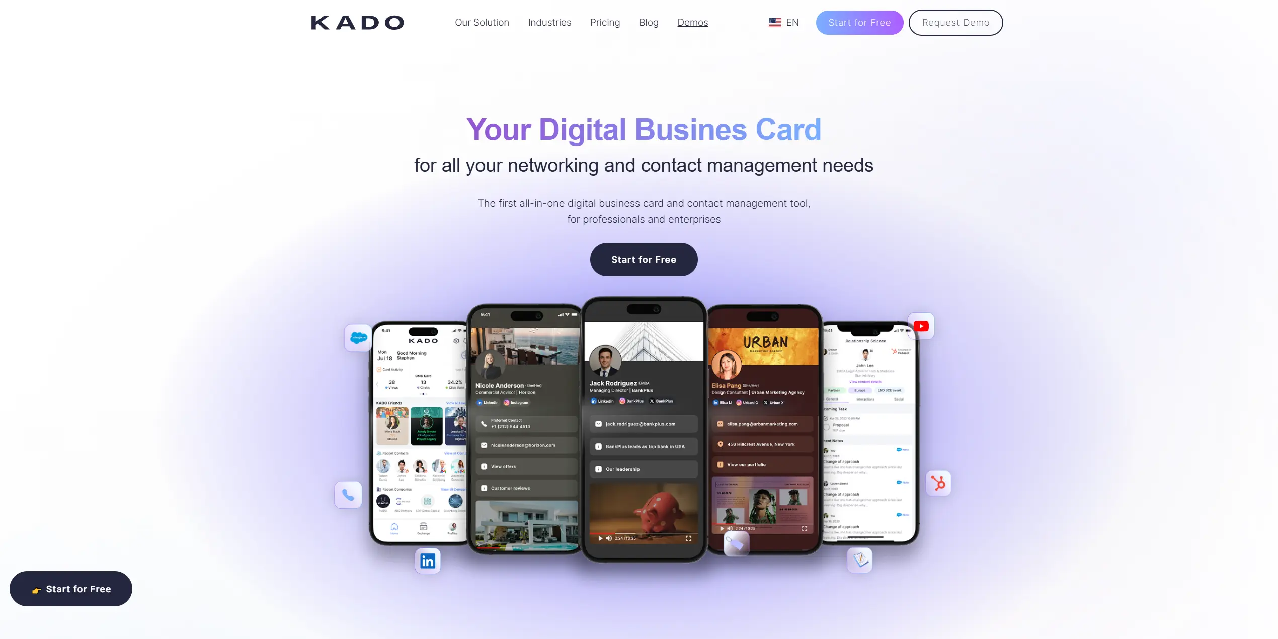 Best Digital Business Card for Realtors - KADO
