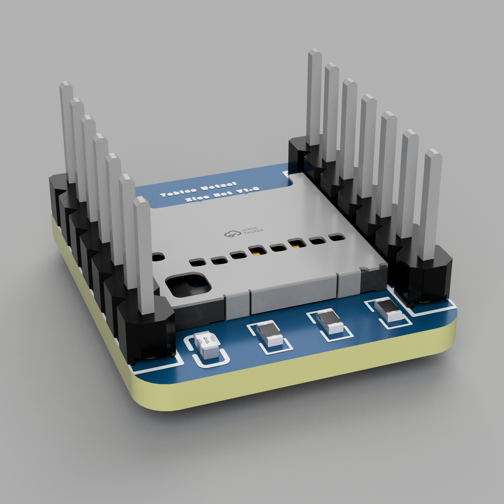 The Xiao Hat without the Microcontroller Development Board attached