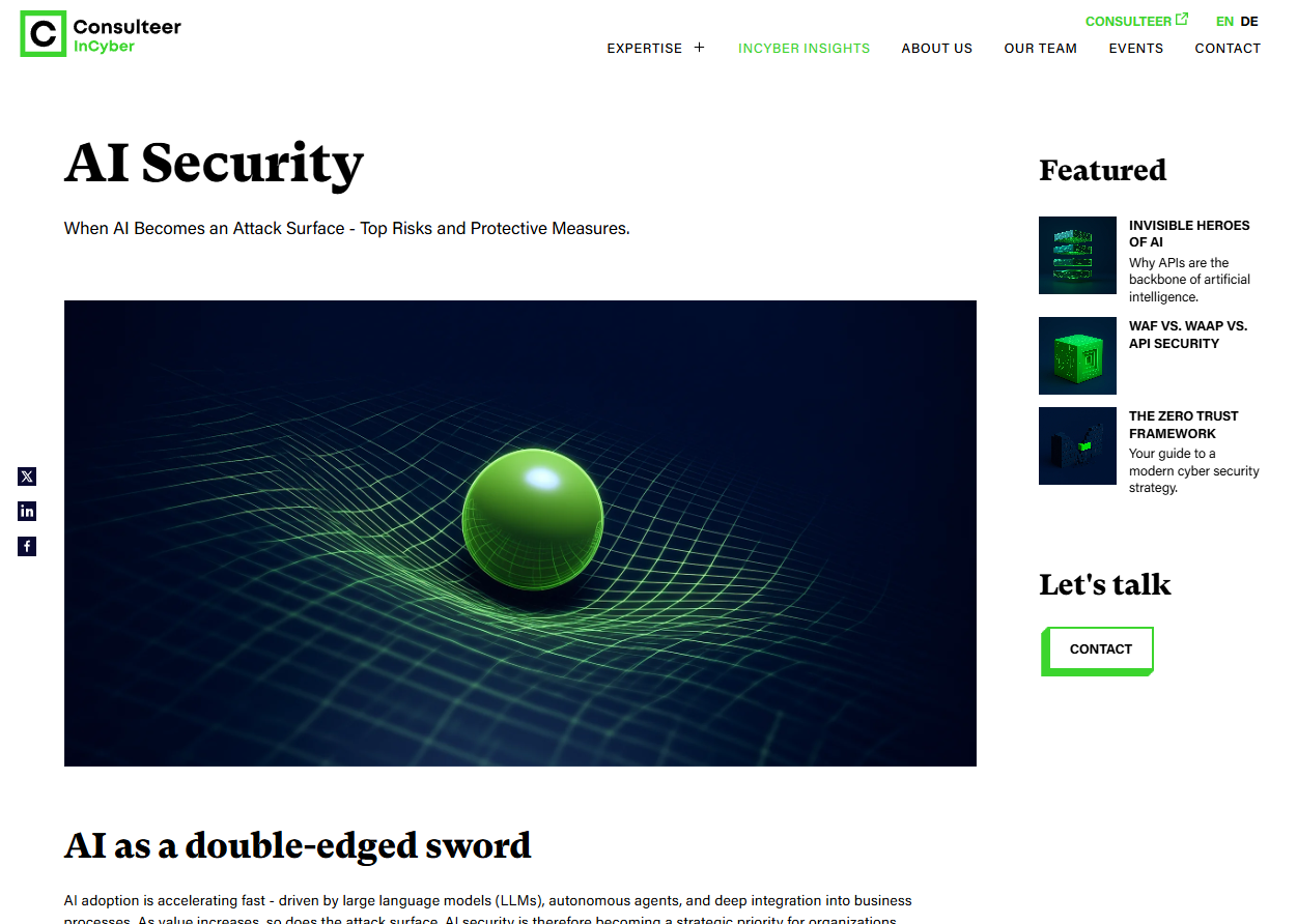 AI Security for Enterprises: Key Risks, Attack Vectors & Protection for ...