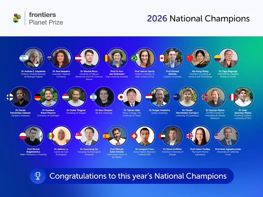 World’s leading science competition announces 25 international pioneers ...