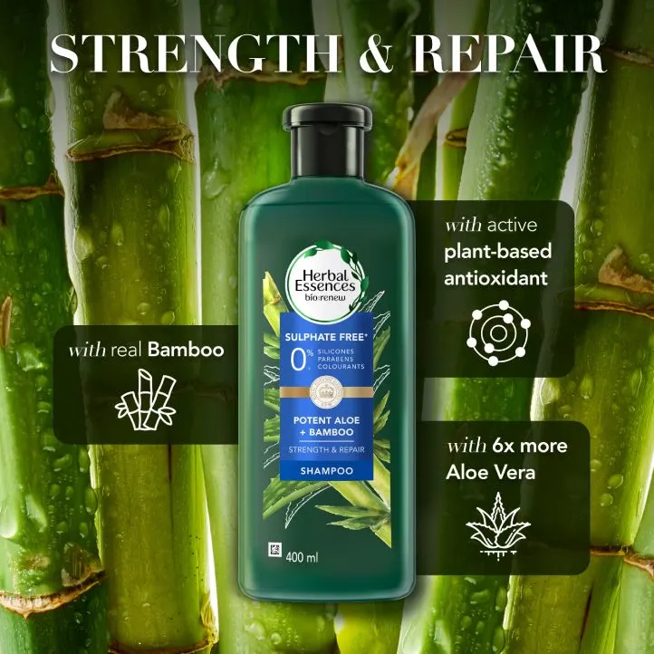 Aloe Bamboo Shampoo for Fresh Lightweight Clean | Herbal Essences AU