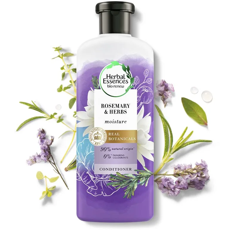 Herbal Essences rosemary & herbs conditioner bottle