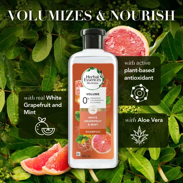 White Grapefruit Mint Shampoo for Refresh & Revitalise Hair | Herbal  Essences AU