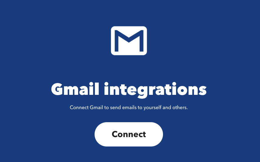 gmail ifttt connection