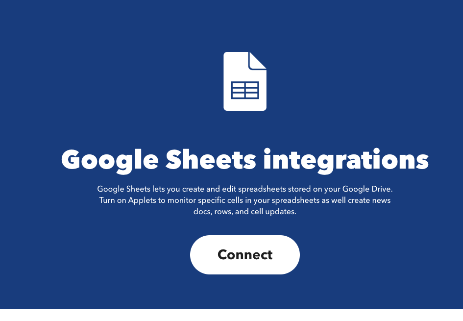 google sheets integrations