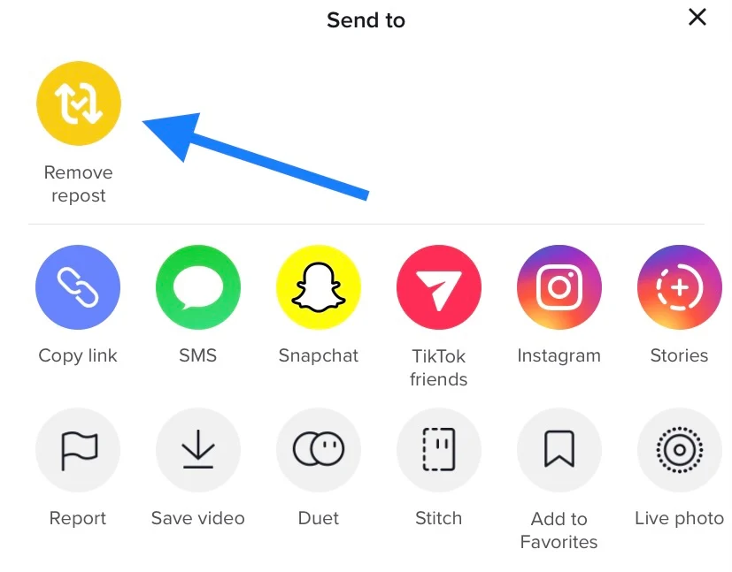 TikTok-Remove-Repost