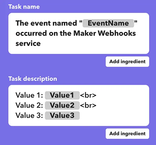 Customize variables for ClickUp