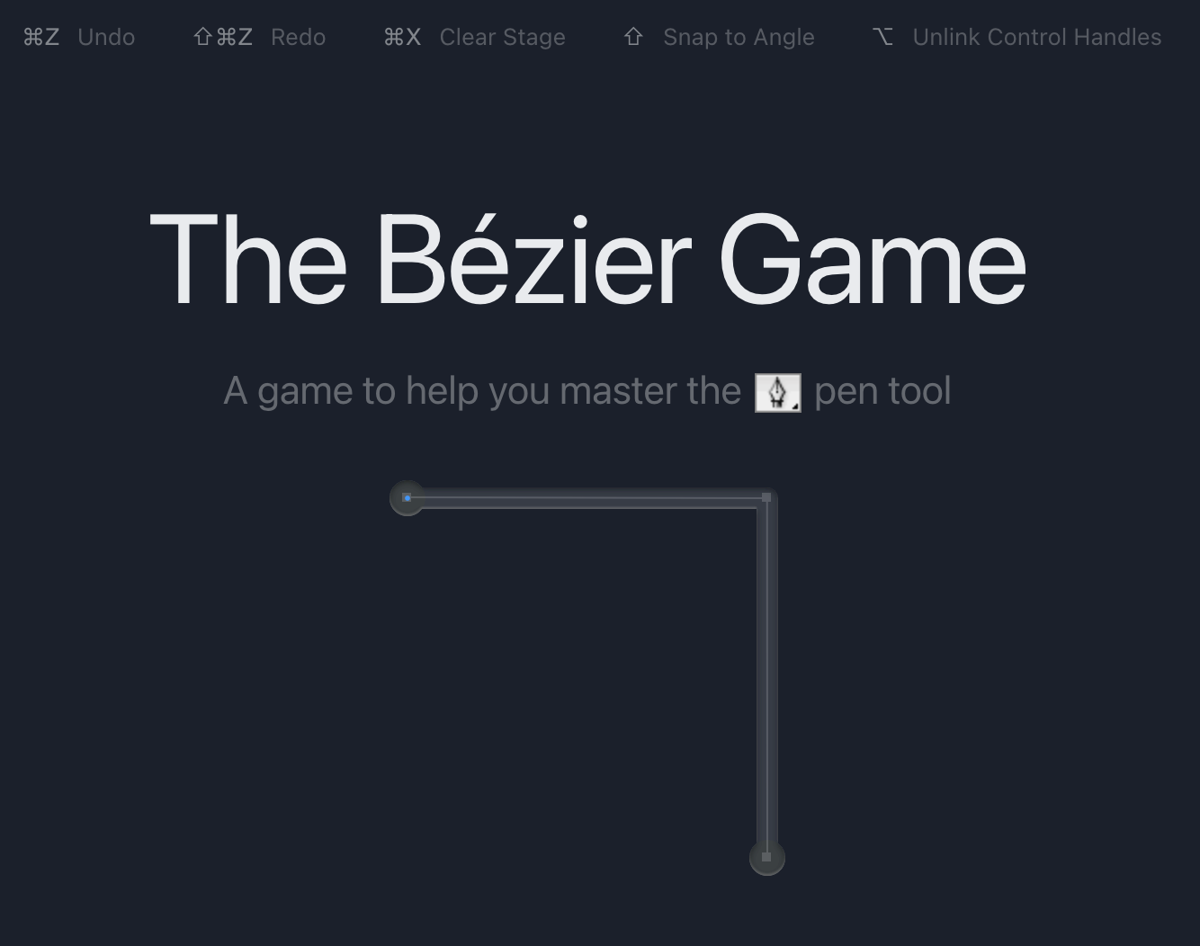 the Bezier Game