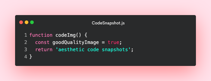 Code Snapshot by CodeImg