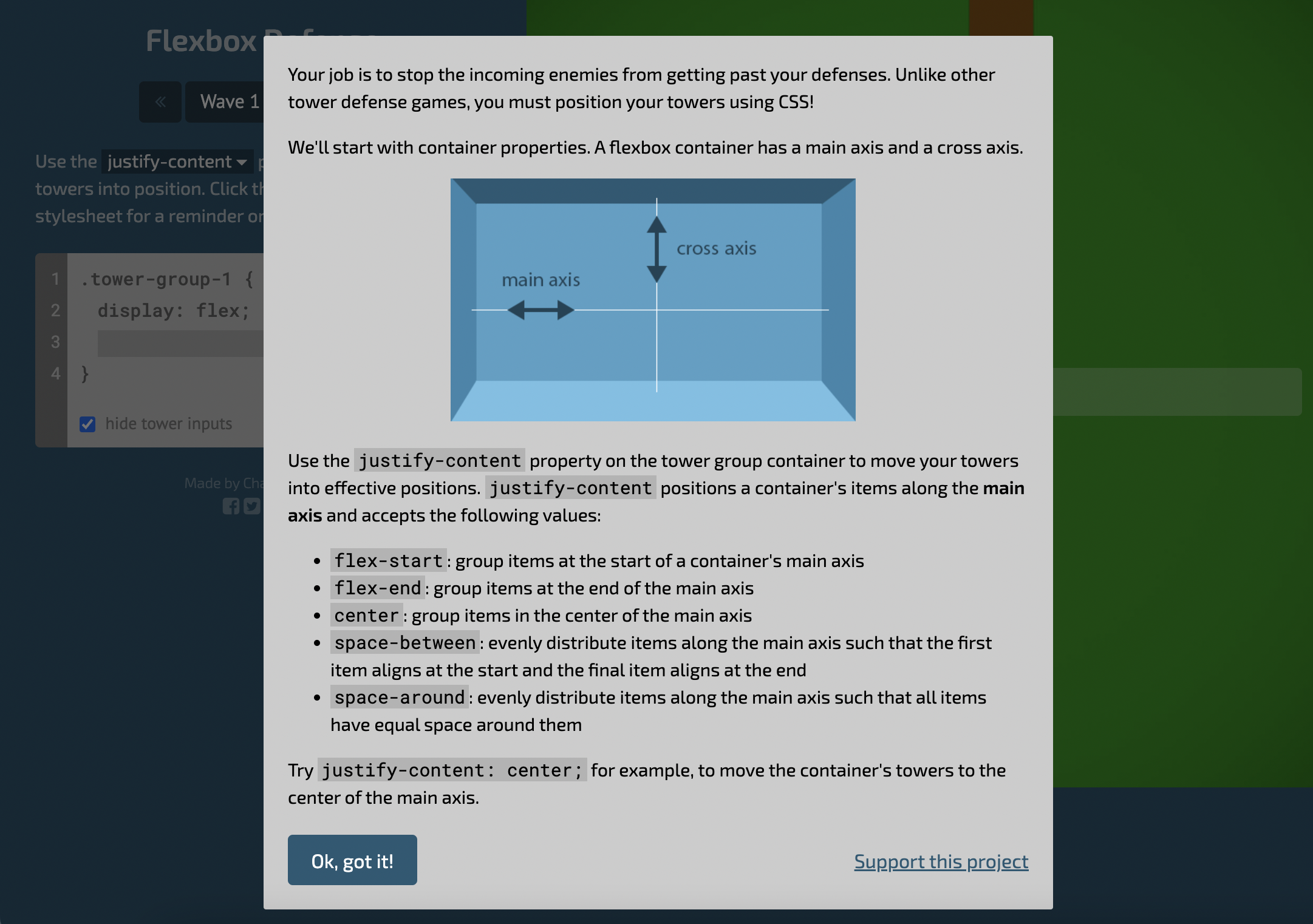 Flexbox defense