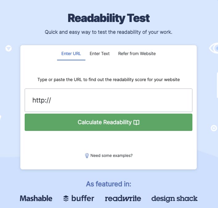 WebFX Readability Test