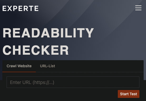 Experte Readability Checker