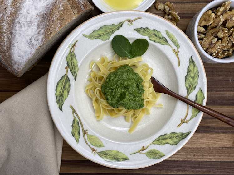 Pesto de Albahaca, Espinaca y Nueces