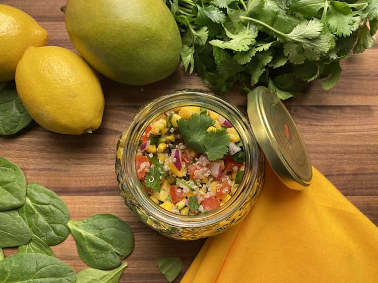 Ensalada Mexicana en un Frasco