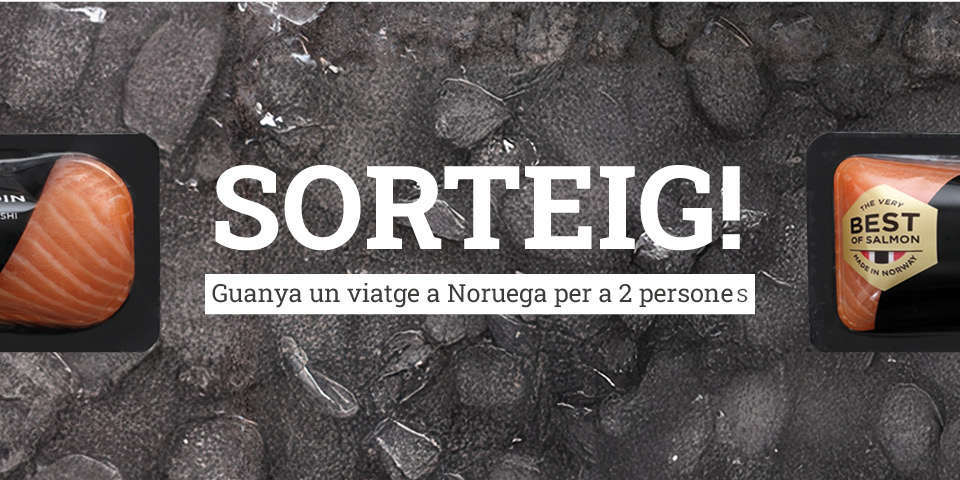 Sorteig! Guanya un viatge a Noruega per a 2 persones comprant salmó Froya entra automàticament al sorteig.