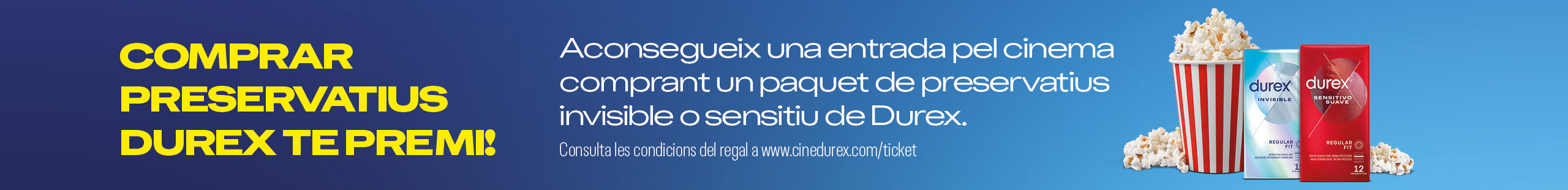 Comprar preservatius Durex te premi! 