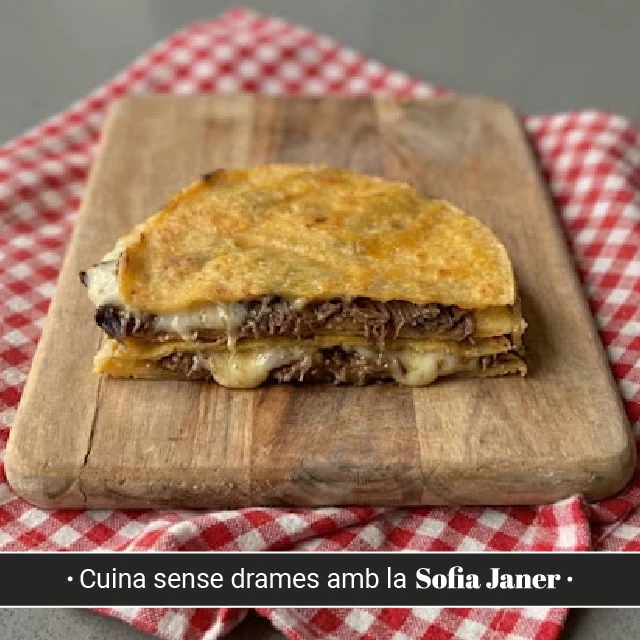 Recepta de quesadilla catalana