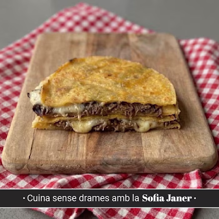 Recepta de quesadilla catalana