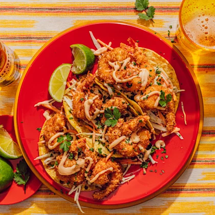 Tacos de gambes