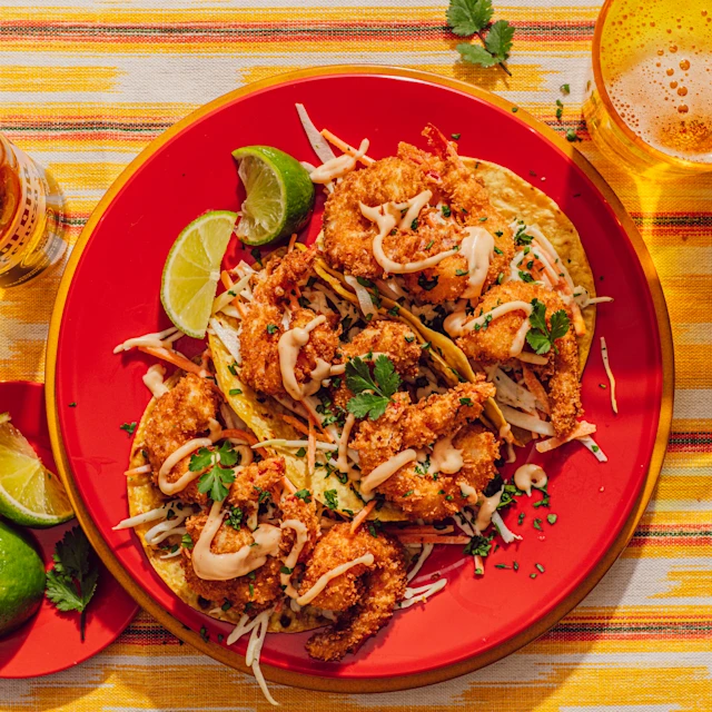 Tacos de gambes