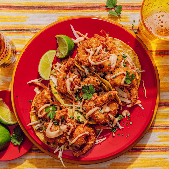 Tacos de gambes