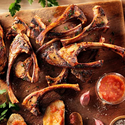 Xai a la planxa amb marinada picant