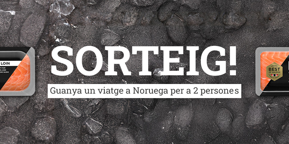 Sorteig! Guanya un viatge a Noruega per a 2 persones comprant salmó Froya entra automàticament al sorteig.