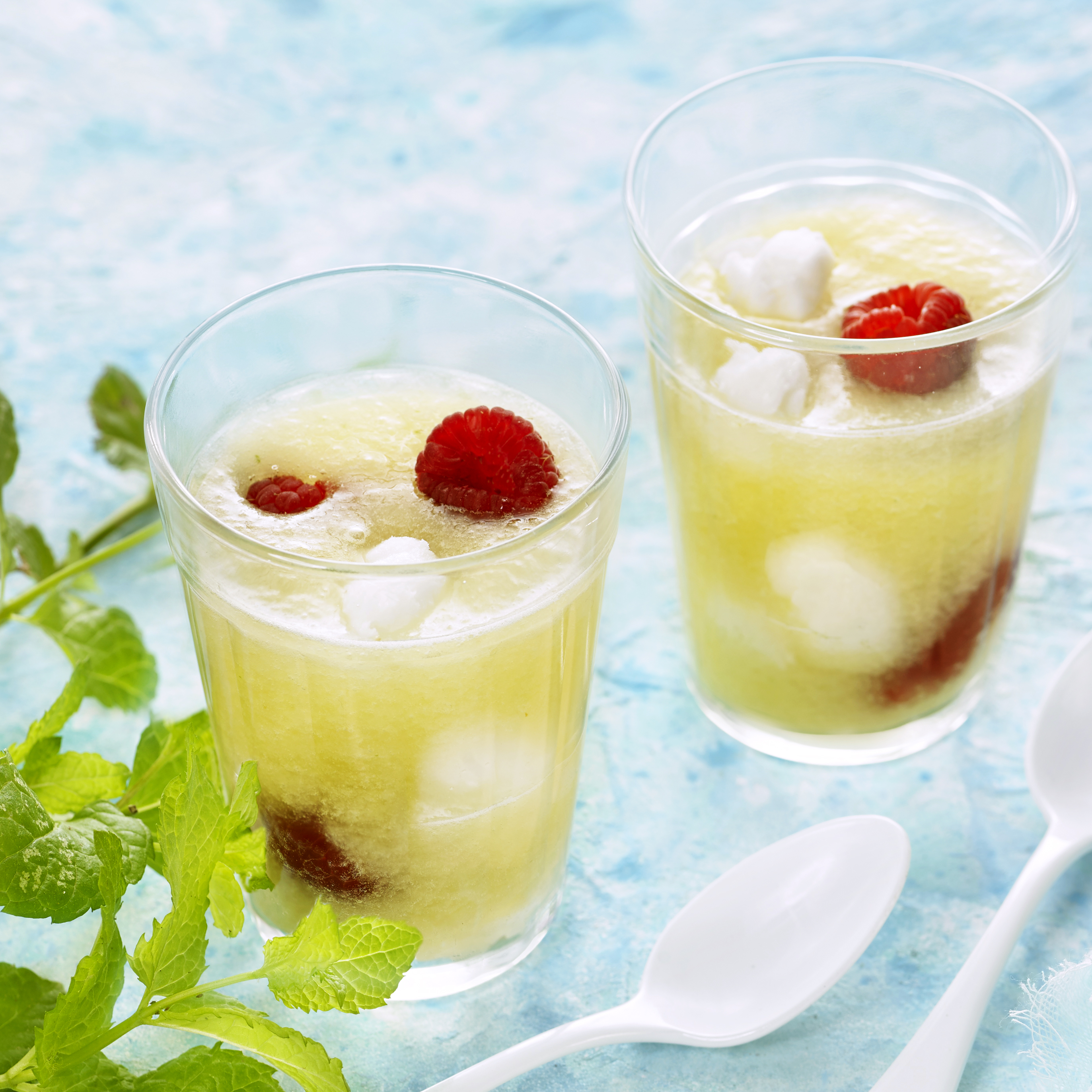 Batut de meló amb iogurt i menta