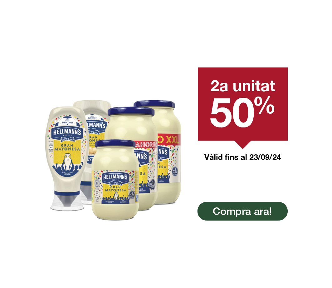 Fes clic aquí per veure l'estalvi en salses Hellmann's -3-