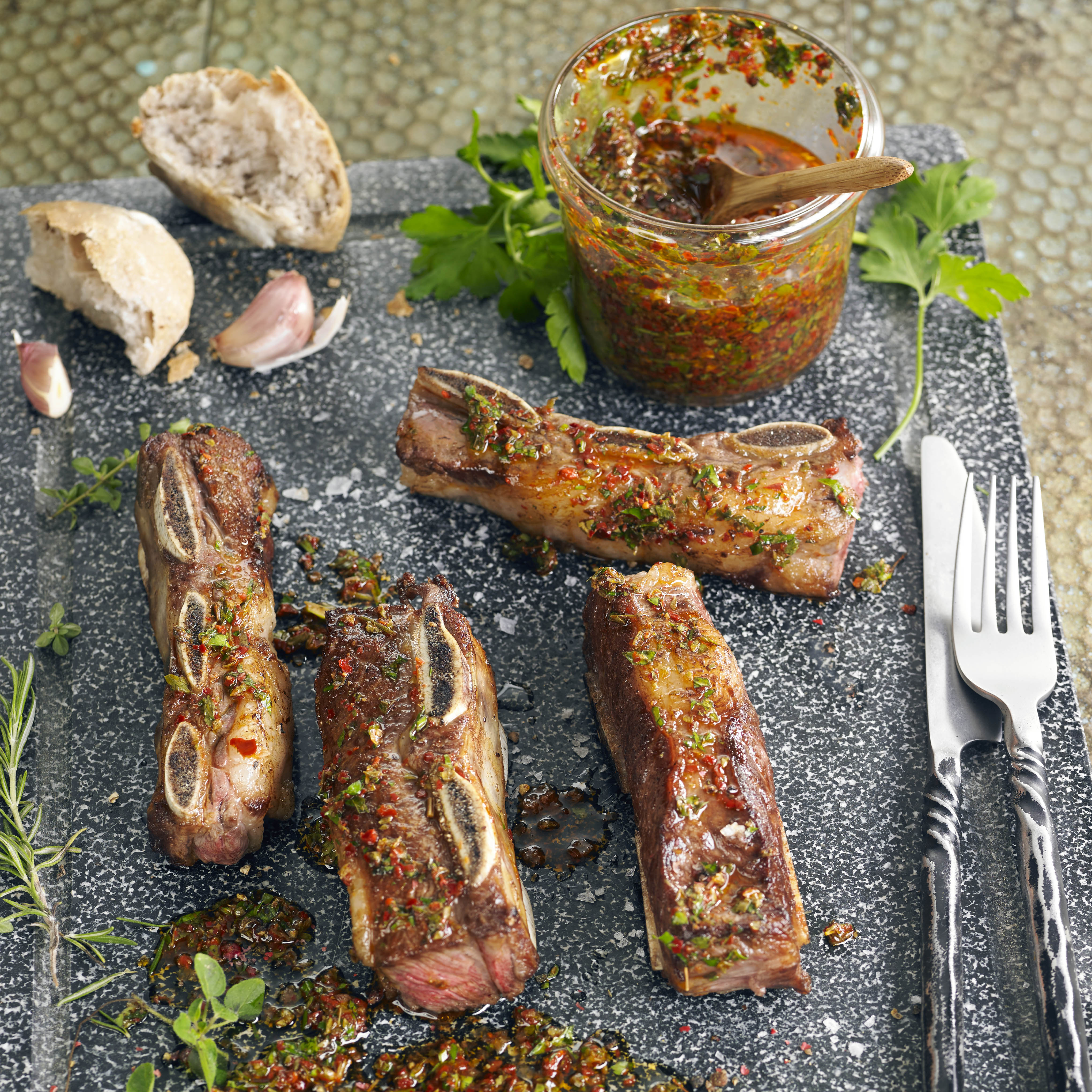 Xurrasco amb chimichurri