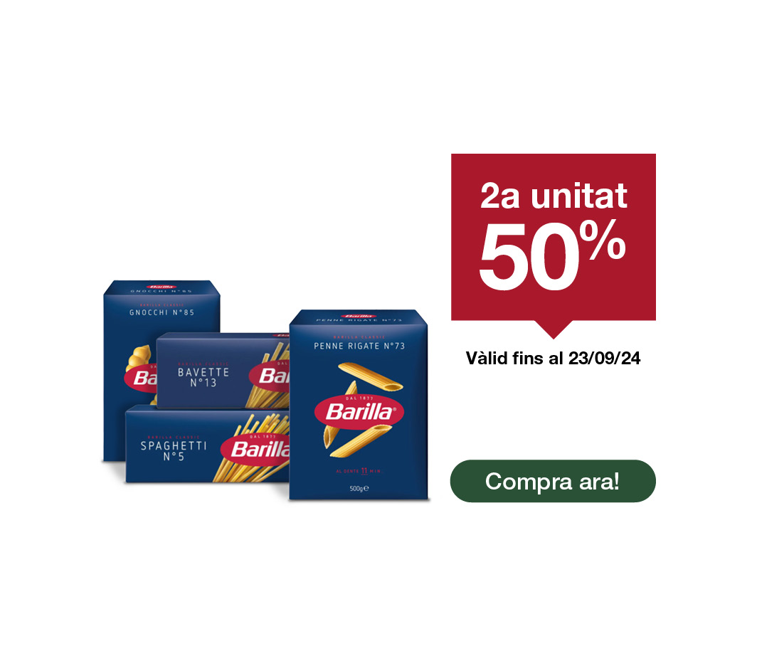 Fes clic aquí per veure l'estalvi en pastes Barilla -4-