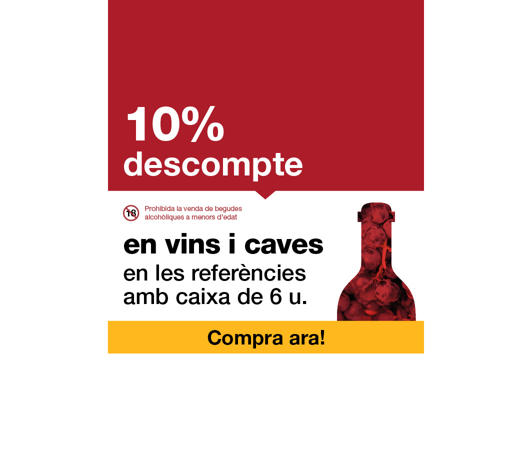 10% de descompte en TOTES les caixes de vins i cava -3-