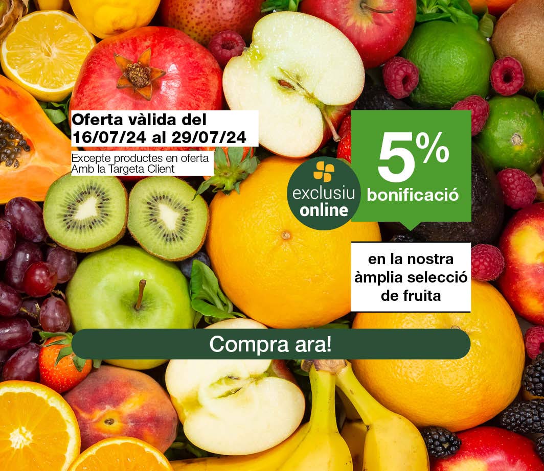 Gaudeix del 5% de bonificació en fruita -3-