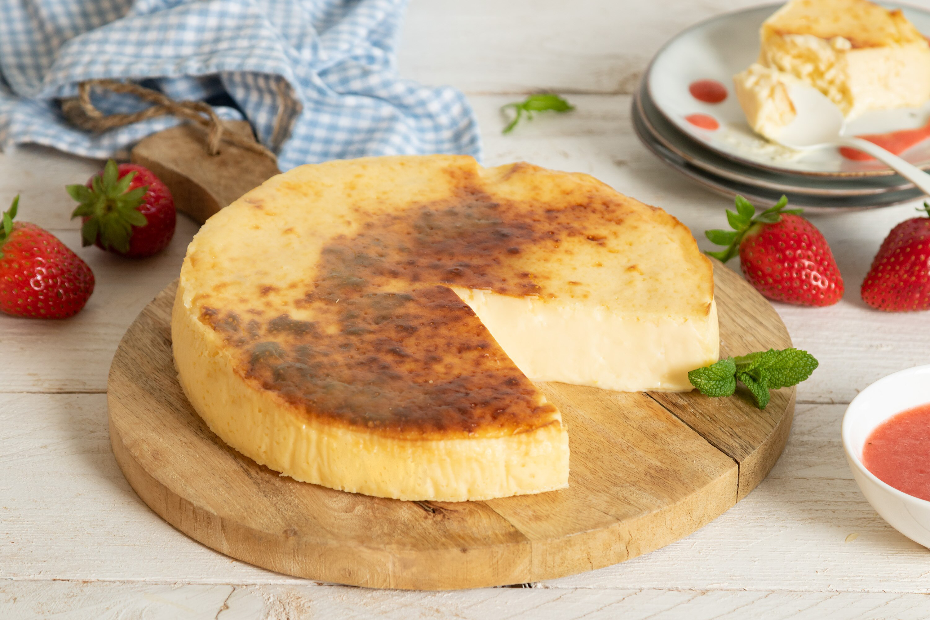 Pastís de formatge i llimona al forn