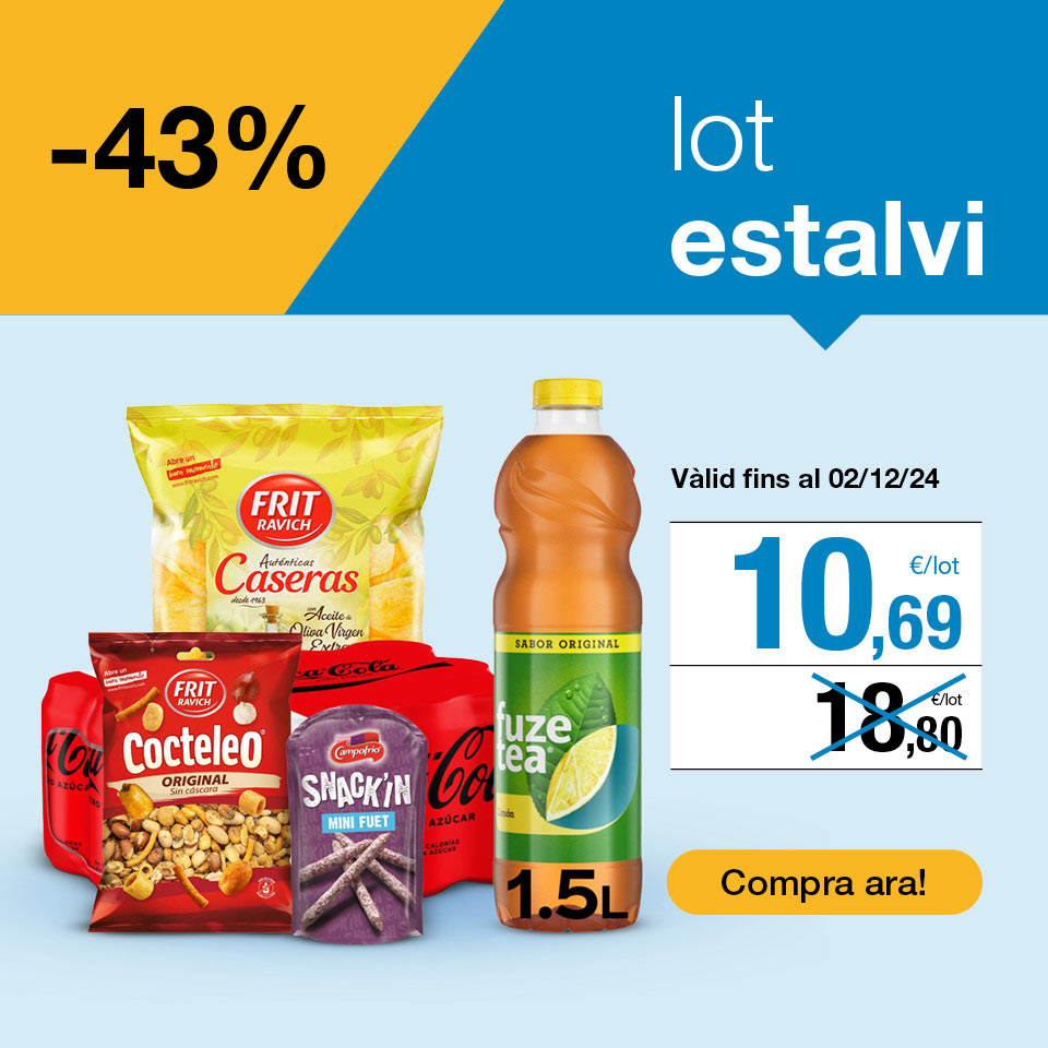 Fes clic aquí per comprar el lot estalvi aperitiu -3- 