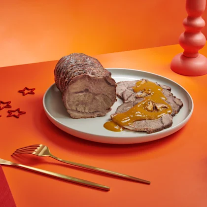 Llata de vedella amb bolets