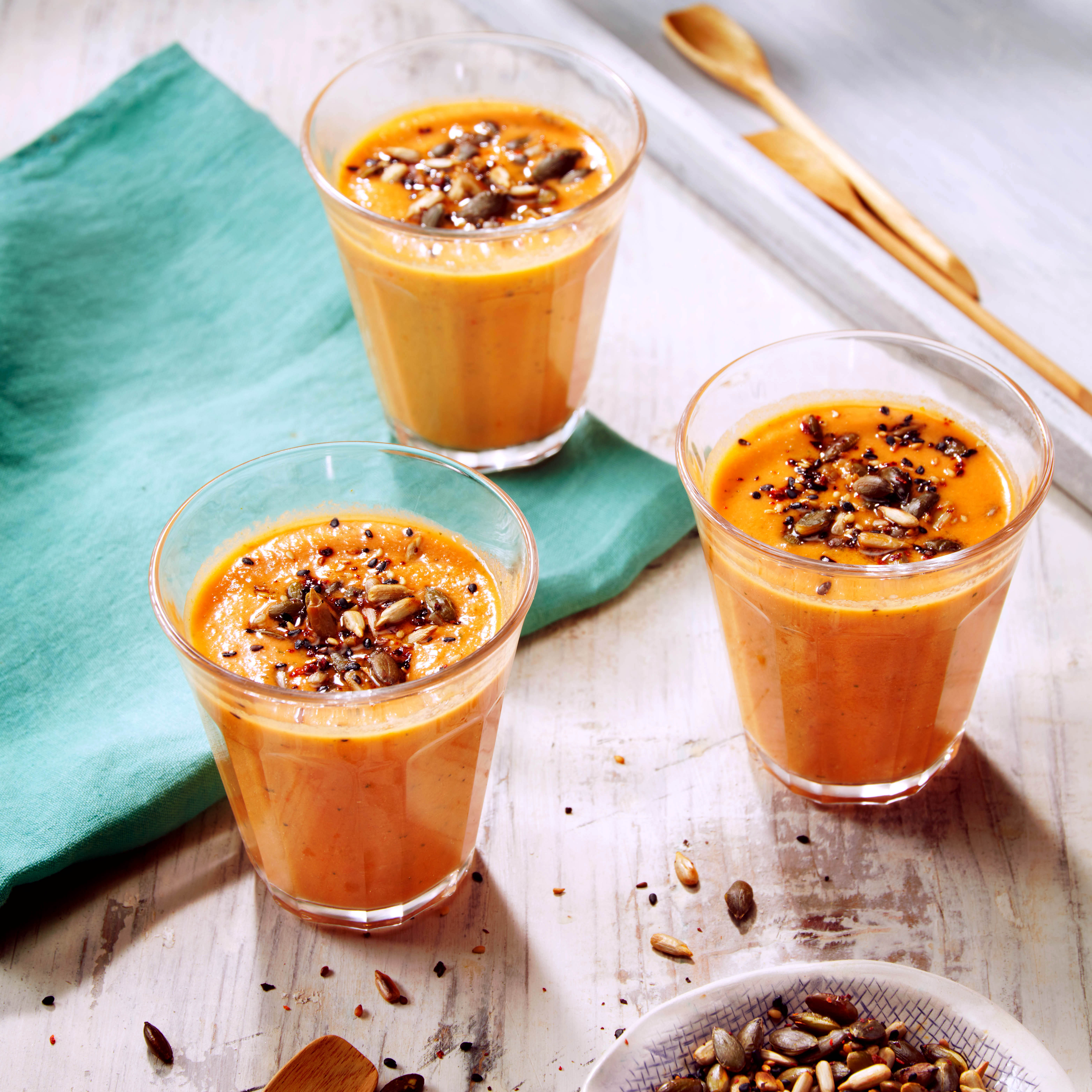 Gaspatxo de síndria i tomàquet