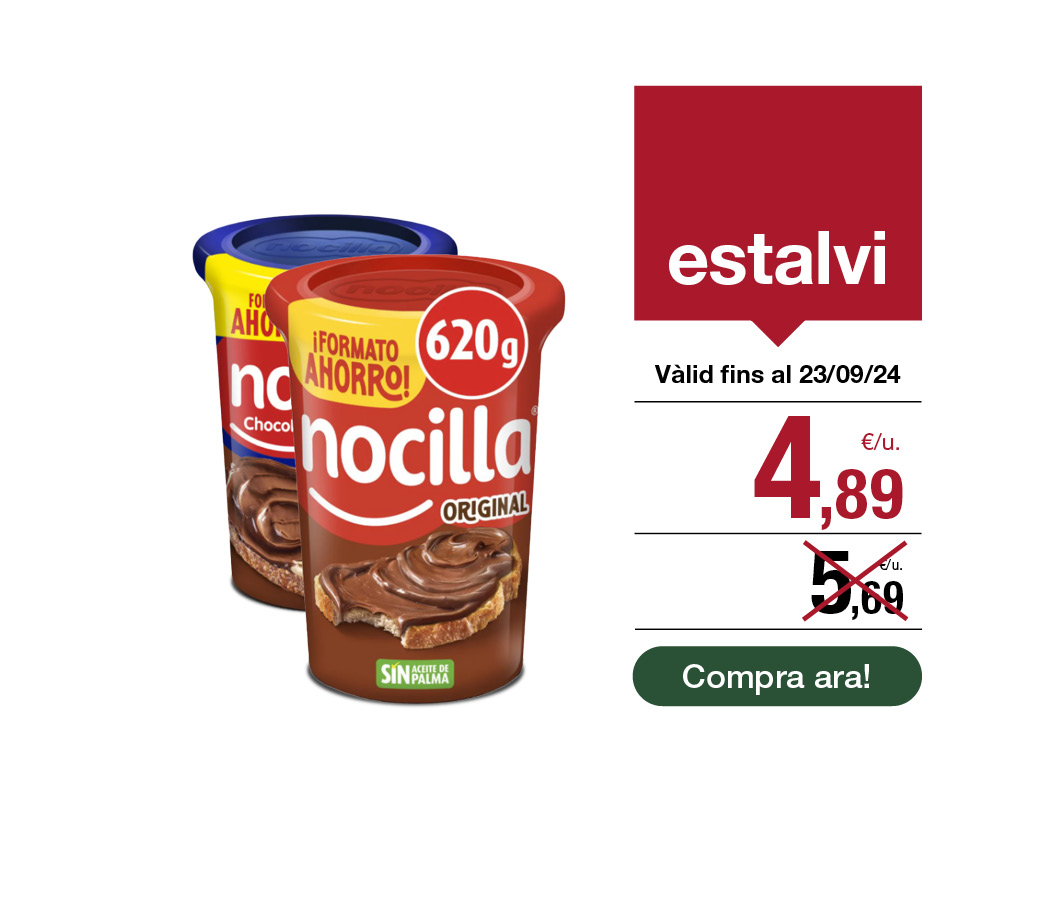 Fes clic aquí per veure l'estalvi en crema Nocilla -3-