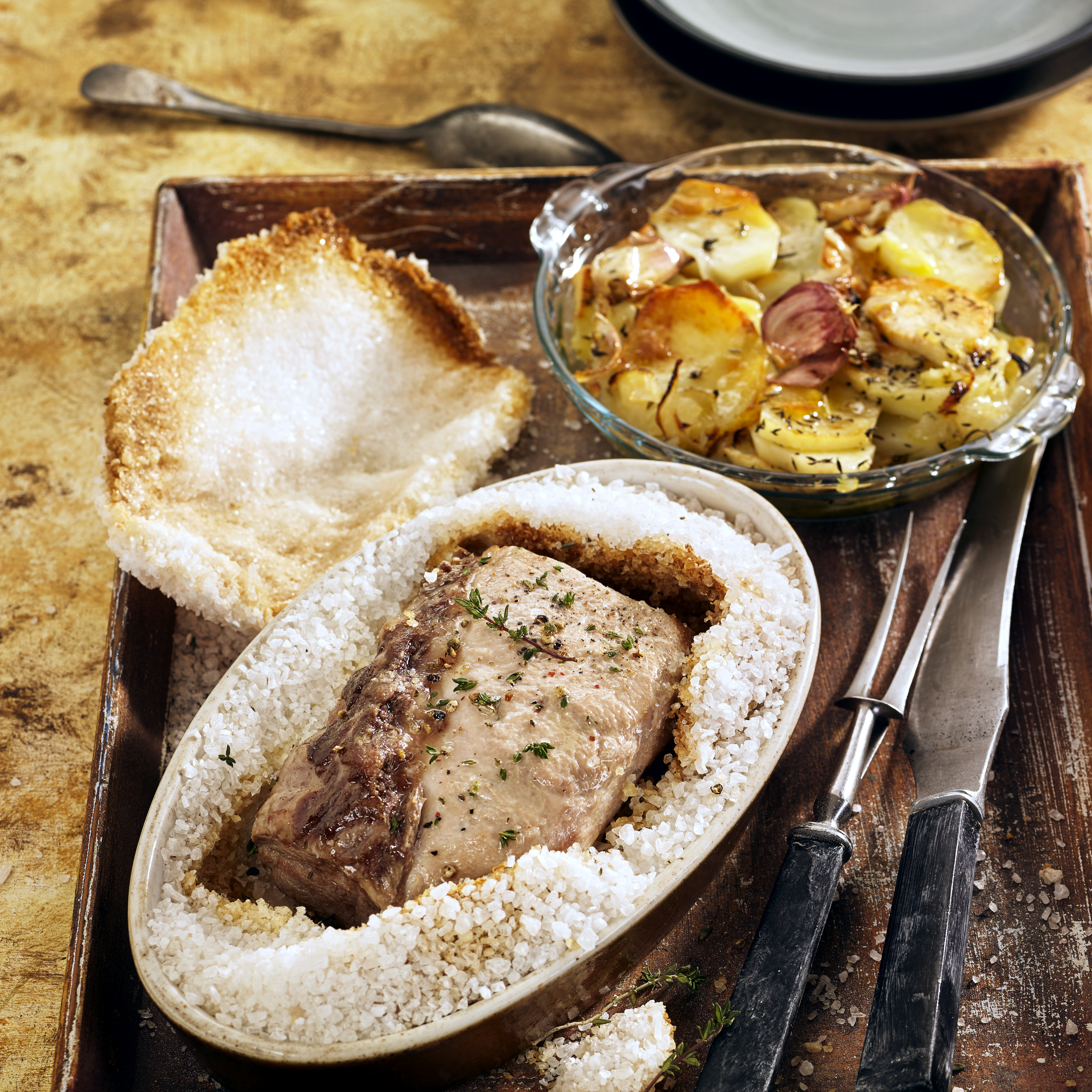 Llom de porc a la sal