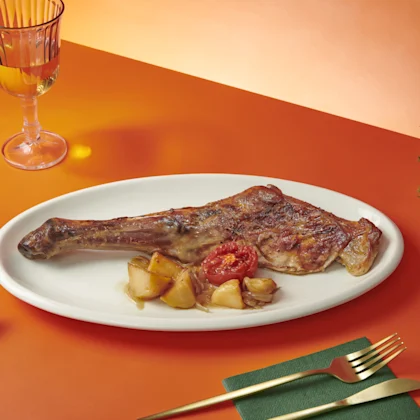 Espatlla de cabrit al forn