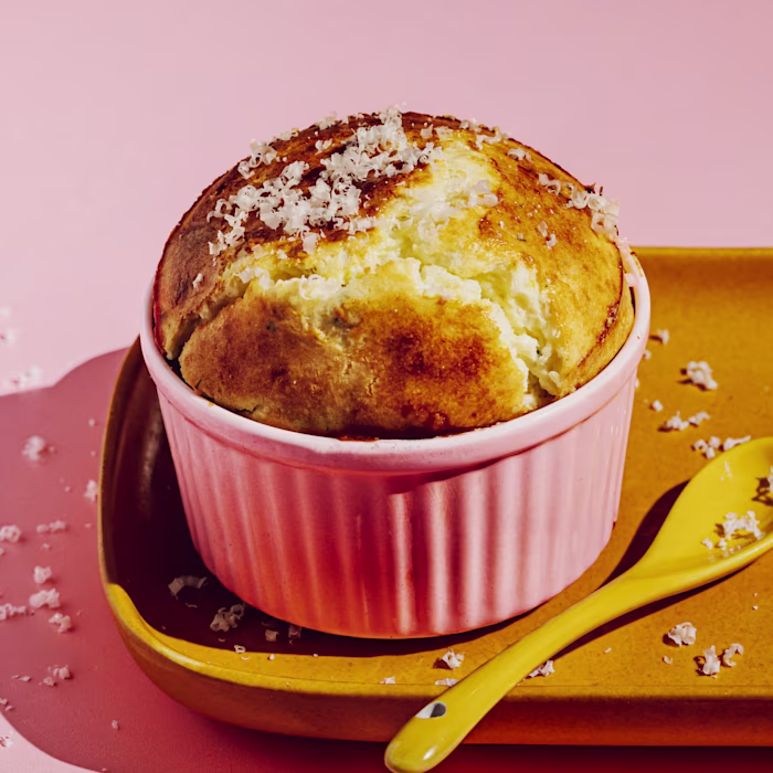 Soufflé de tres formatges