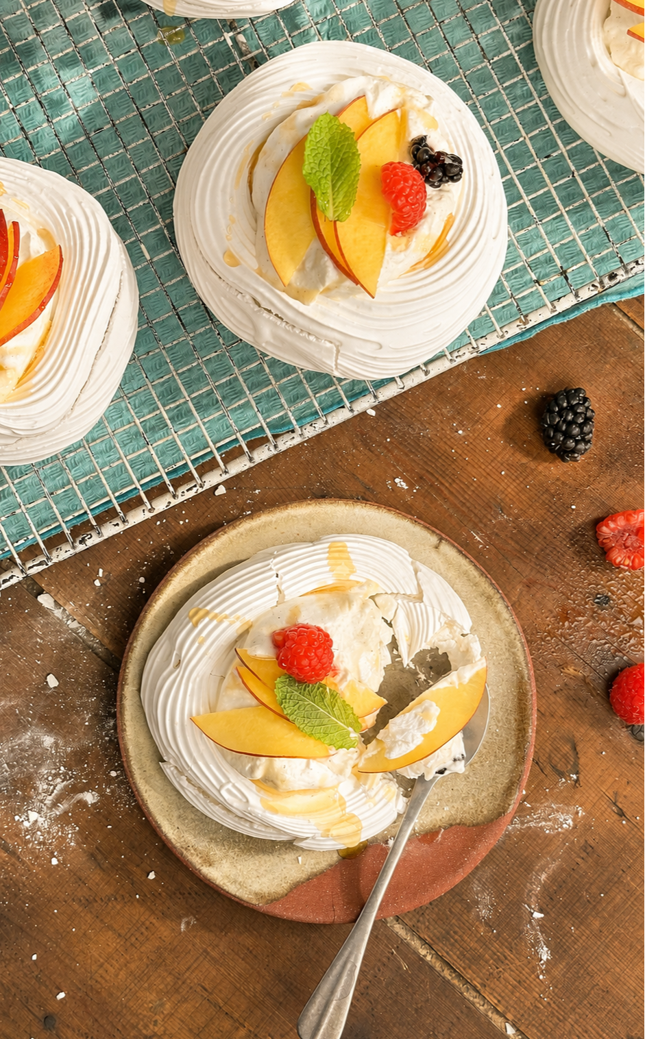 Pavlova de préssec