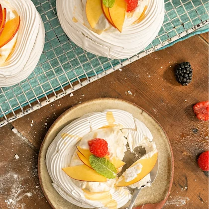 Pavlova de préssec